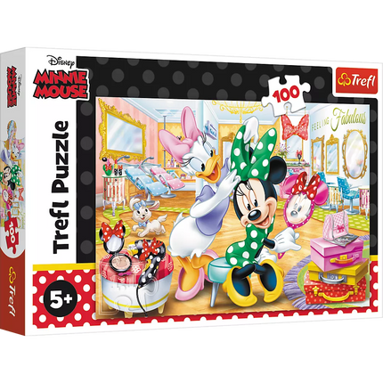 Dėlionė - 100 - Minė grožio salone - Disney Minnie 16387