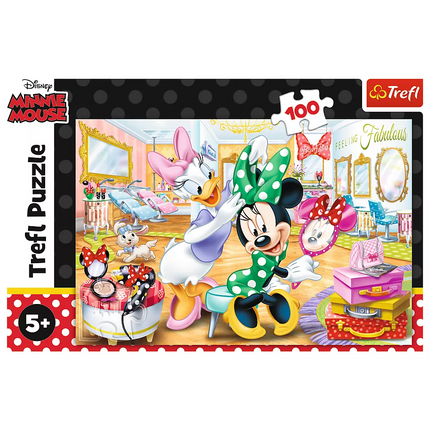Dėlionė - 100 - Minė grožio salone - Disney Minnie 16387