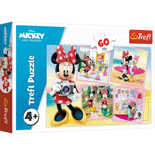 Dėlionė – 60 detalių – Žavingoji Minnie – Disney Minnie Trefl 17360