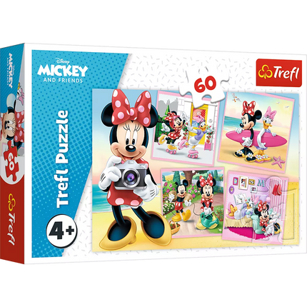 Dėlionė – 60 detalių – Žavingoji Minnie – Disney Minnie Trefl 17360