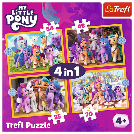 Dėlionė - 4in1 - Meet the Pony My Little Pony Trefl 34624