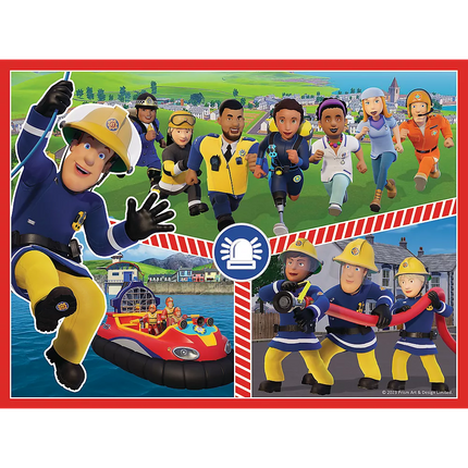 Dėlionė - 2in1 + memos - Ugniagesio Semo komanda Trefl 93334