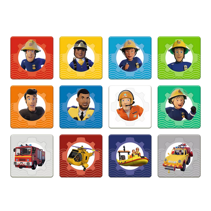 Dėlionė - 2in1 + memos - Ugniagesio Semo komanda Trefl 93334