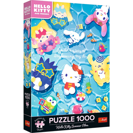 Dėlionė - 1000 Premium Plus - Hello Kitty Summer Relaxation Trefl 12067