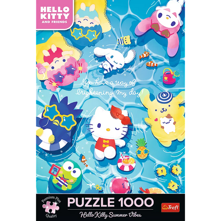 Dėlionė - 1000 Premium Plus - Hello Kitty Summer Relaxation Trefl 12067