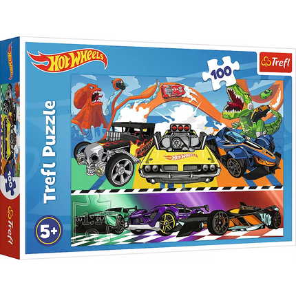 Dėliones - 100 - Greiti automobiliai - "Hot Wheels" Trefl 16466