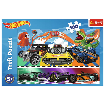 Dėliones - 100 - Greiti automobiliai - "Hot Wheels" Trefl 16466