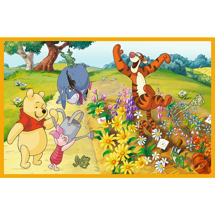 Dėlionė - 2x24 - Diena sode - Disney Winnie the Pooh Trefl 34436