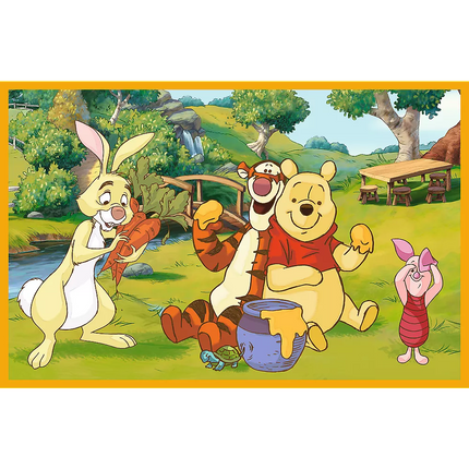 Dėlionė - 2x24 - Diena sode - Disney Winnie the Pooh Trefl 34436
