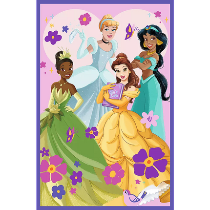 Dėlionė - 3x80 - Princesės draugės - Disney Princess Trefl 34884