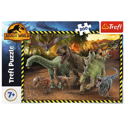 Dėlionė - 200 - Parkas „Jurassic“ Dinosaurai „Jurassic World“ 13287