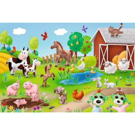 Dėlionė 24 Maxi – Mažyliai ir gyvūnai – Trefl 14372
