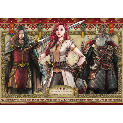 Dėlionė – 1000 – „Žiedų valdovas: Rohirimo karas“ FSC 10937