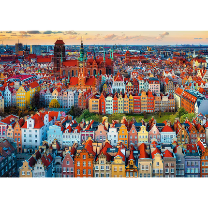 Dėlionė - 1000 "Premium Plus" - Gdańsk vaizdas, Lenkija Trefl 10856