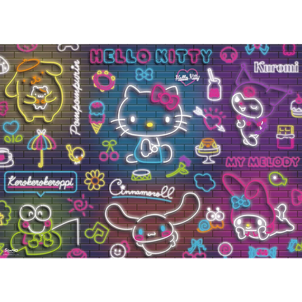 Dėlionė - 500 detalių - Neon Hello Kitty Trefl 37523
