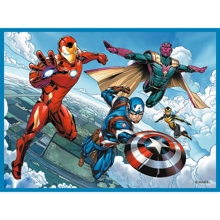 Dėlionė - 2in1 + memos Heroes in action Marvel The Avengers Trefl 93333