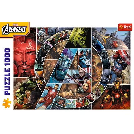 Dėlionė - 1000 - Avengers: Heroes FSC Mix 70% 10934
