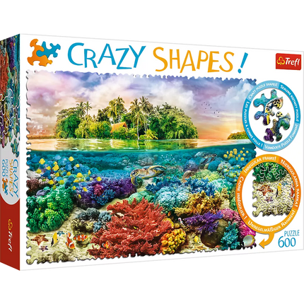 Dėlionė – 600 Crazy Shapes – Tropical Island 11113