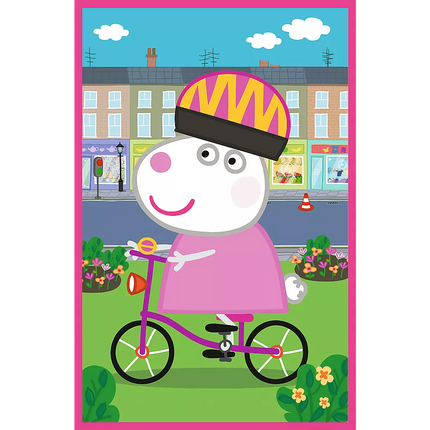 Dėlionė - 3x50 - Draugystės galia / Paršelis PepaMišinys 70% 34877