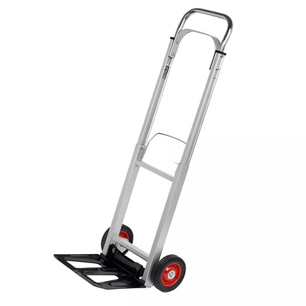 Sulankstomas aliumininis sandėlio transportavimo vežimėlis 90kg