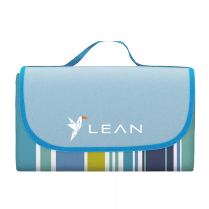 Sulankstoma pikniko ir paplūdimio antklodė LEAN raštai 150 x 200 cm