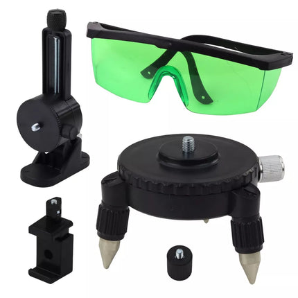 4D Lazerinis Lygis 16 Linijų Maišelis 2 Baterijos Žalias