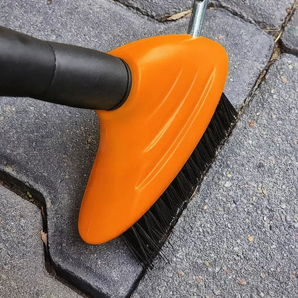 Vielinis šepetys grindinio siūlių valymo grandiklis