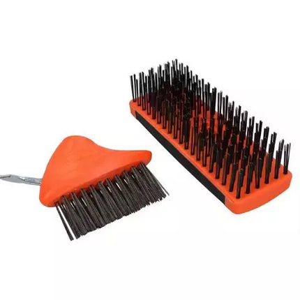 Vielinis šepetys grindinio siūlių valymo grandiklis