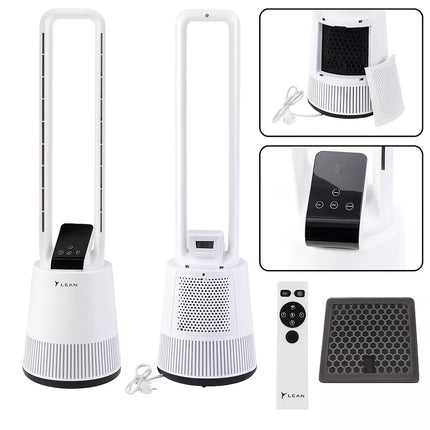 Bežlangis grindų ventiliatorius, Sūpavimas, Laikmatis, LCD ekranas, Nuotolinio valdymo pultelis