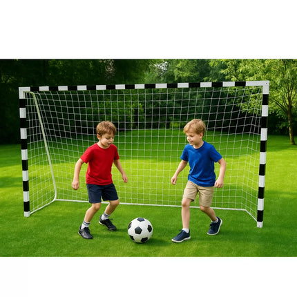 Futbolo treniruočių vartai su kvadratiniu rėmu 300x200x110cm