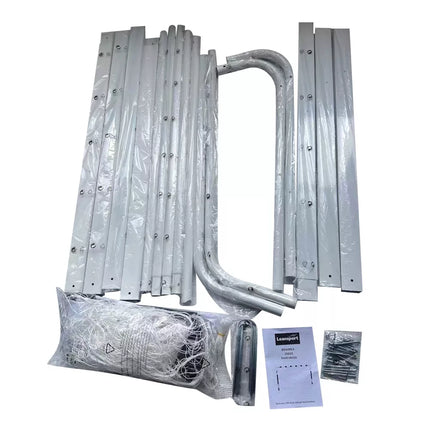 Futbolo treniruočių vartai su kvadratiniu rėmu 300x200x110cm