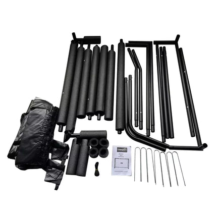 Nešiojami futbolo vartai vaikams, metaliniai, 180x120x60cm