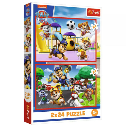 Dėlionė - 2x24 - Šunų žaidimų diena - Paw Patrol Trefl 34434
