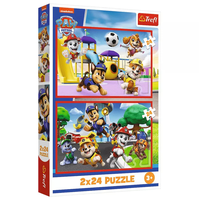 Dėlionė - 2x24 - Šunų žaidimų diena - Paw Patrol Trefl 34434