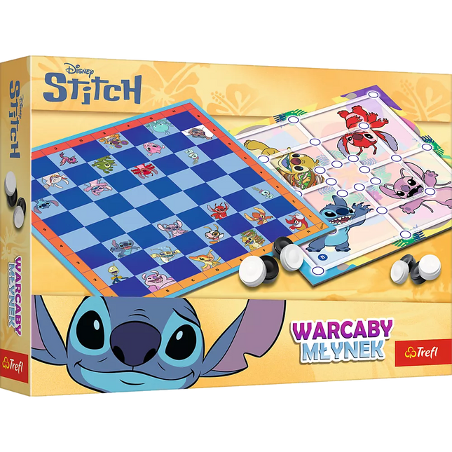 Šaškės ir "Malūnas" žaidimas Lilo ir Stitch Trefl 02799