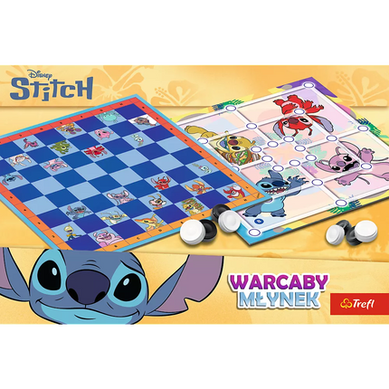 Šaškės ir "Malūnas" žaidimas Lilo ir Stitch Trefl 02799