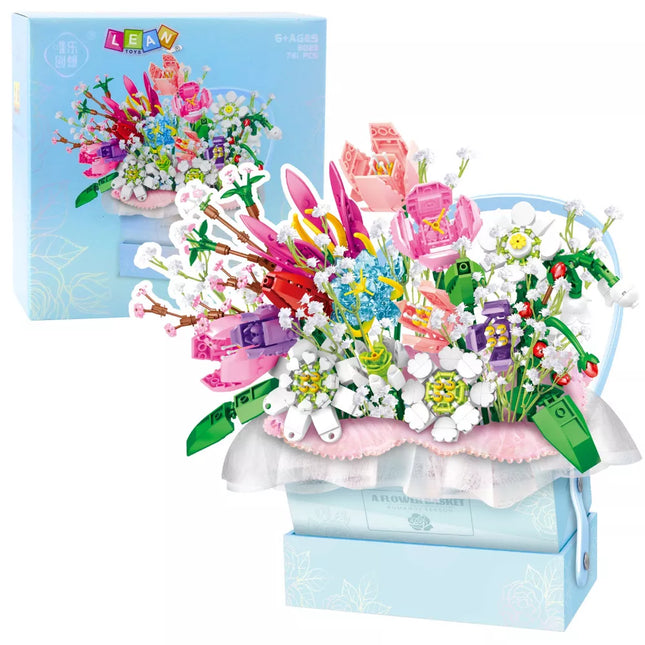 Konstruktorius dėžėje „Floral Blue LED Box“ 761 vnt.