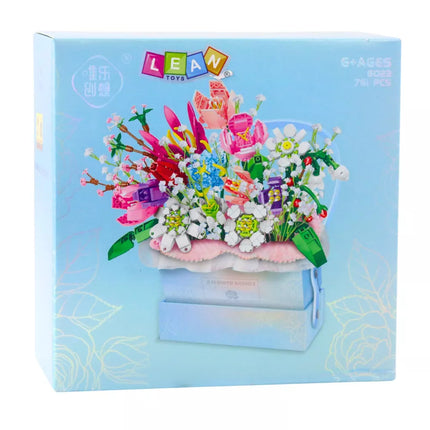 Konstruktorius dėžėje „Floral Blue LED Box“ 761 vnt.