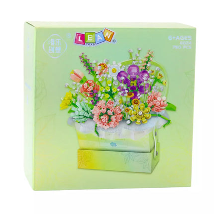 Konstruktorius dėžutėje „Flower Box Green LED“ 750 vnt.