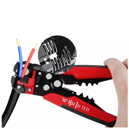 3 viename kabelių nuėmiklis ir užspaudimo įrankis