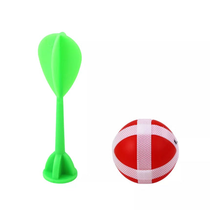 Klasikinis arkadinis žaidimas su strėlyčių lenta ir kamuoliuku