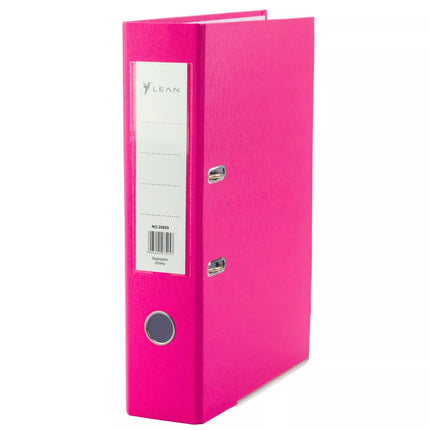 A4/80mm Dokumentų segtuvas su svirties mechanizmu, rožinis