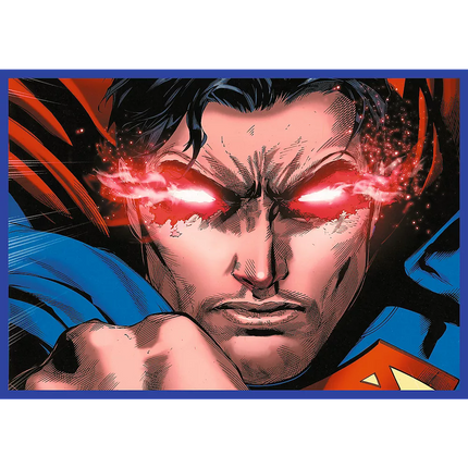 Dėlionė - 4x250 - Supermeno drąsa - Warner Superman Trefl 13340