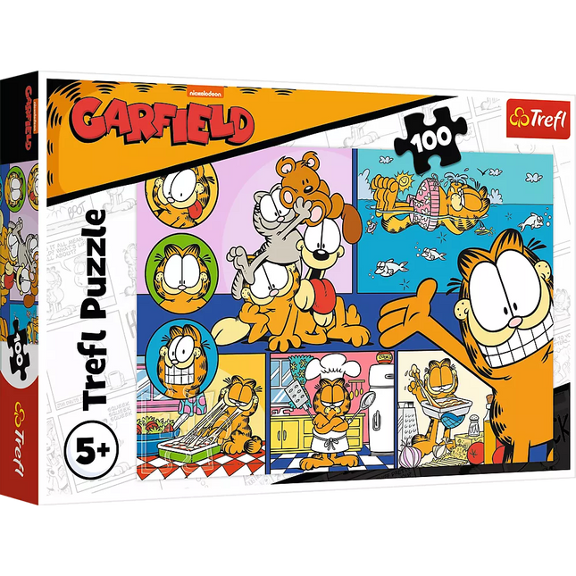 Dėlionė - 100 - Tingus Garfield Trefl 16521