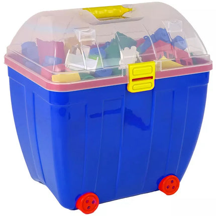 Didelis dėklas su spalvotais K2 blokeliais