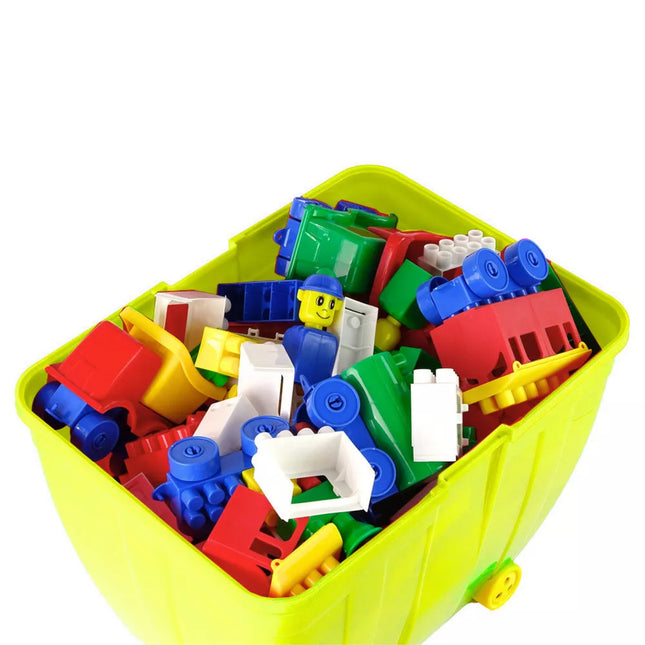 Didelis dėklas su spalvotais K2 blokeliais