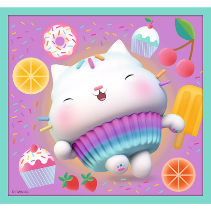 Dėlionė - 10 viename - Gabby Pasaulyje - Universalus Gabby's Dollhouse, Trefl 96003