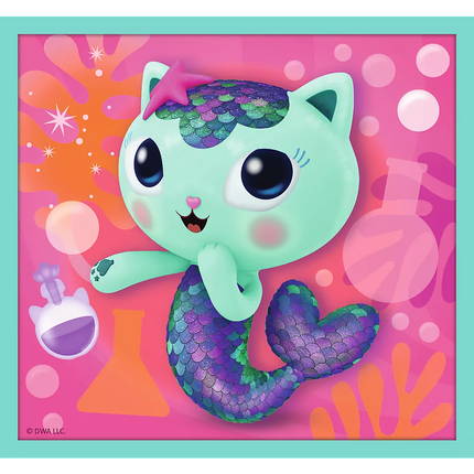 Dėlionė - 10 viename - Gabby Pasaulyje - Universalus Gabby's Dollhouse, Trefl 96003