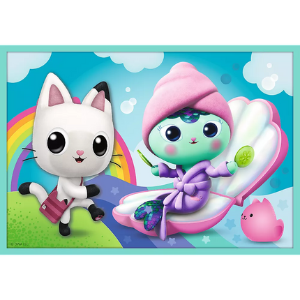 Dėlionė - 10 viename - Gabby Pasaulyje - Universalus Gabby's Dollhouse, Trefl 96003