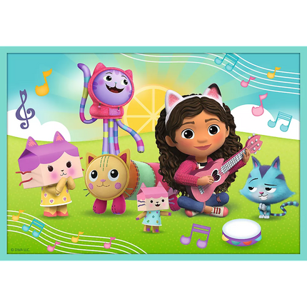 Dėlionė - 10 viename - Gabby Pasaulyje - Universalus Gabby's Dollhouse, Trefl 96003